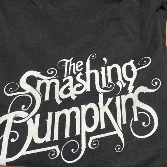 Smashing Pumpkins Black Long Sleeve Graphic Print Tee T Shirt M - Picture 3 of 4